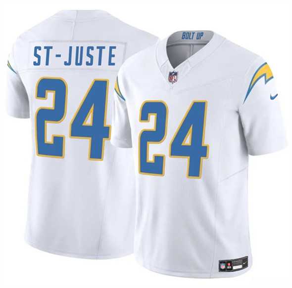 Men & Women & Youth Los Angeles Chargers #24 Benjamin St-Juste White 2024 F.U.S.E. Vapor Limited Stitched Jersey->los angeles chargers->NFL Jersey